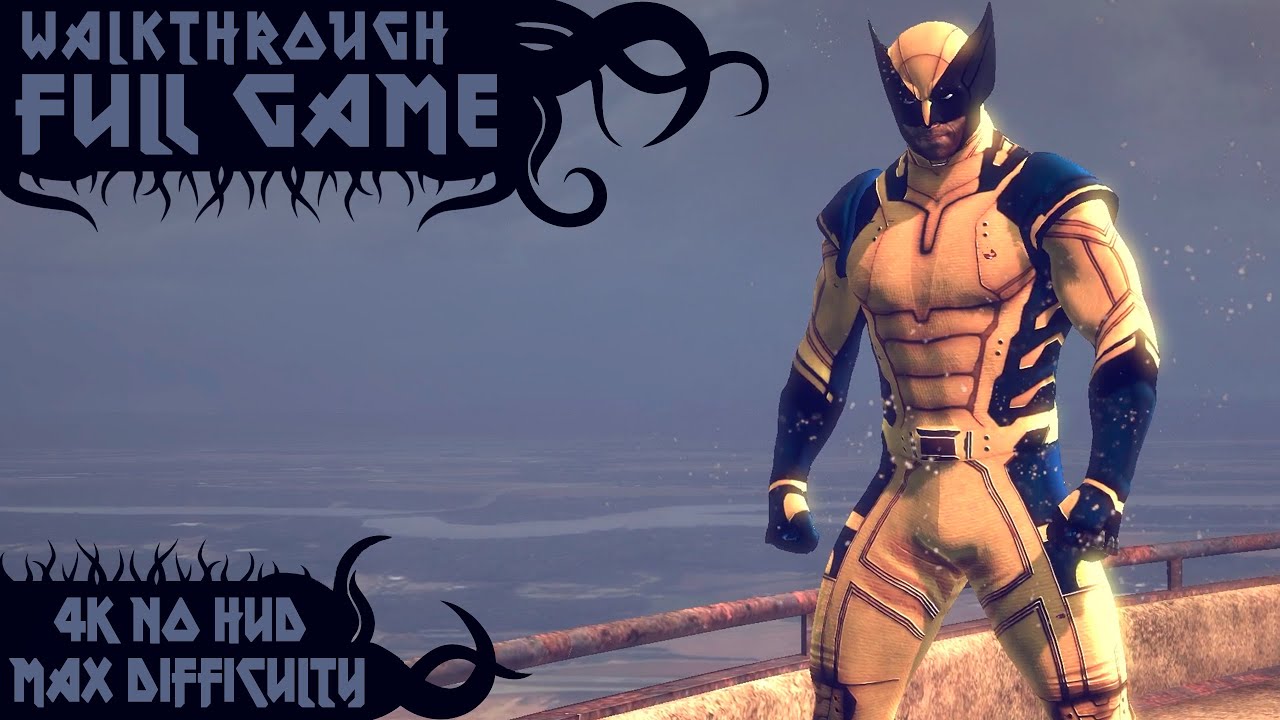 ⇌ Wolverine Origins ⇋ Full Game [Mods]｜No Commentary Walkthrough👾Longplay Gameplay『4K/60FPS/PC』
