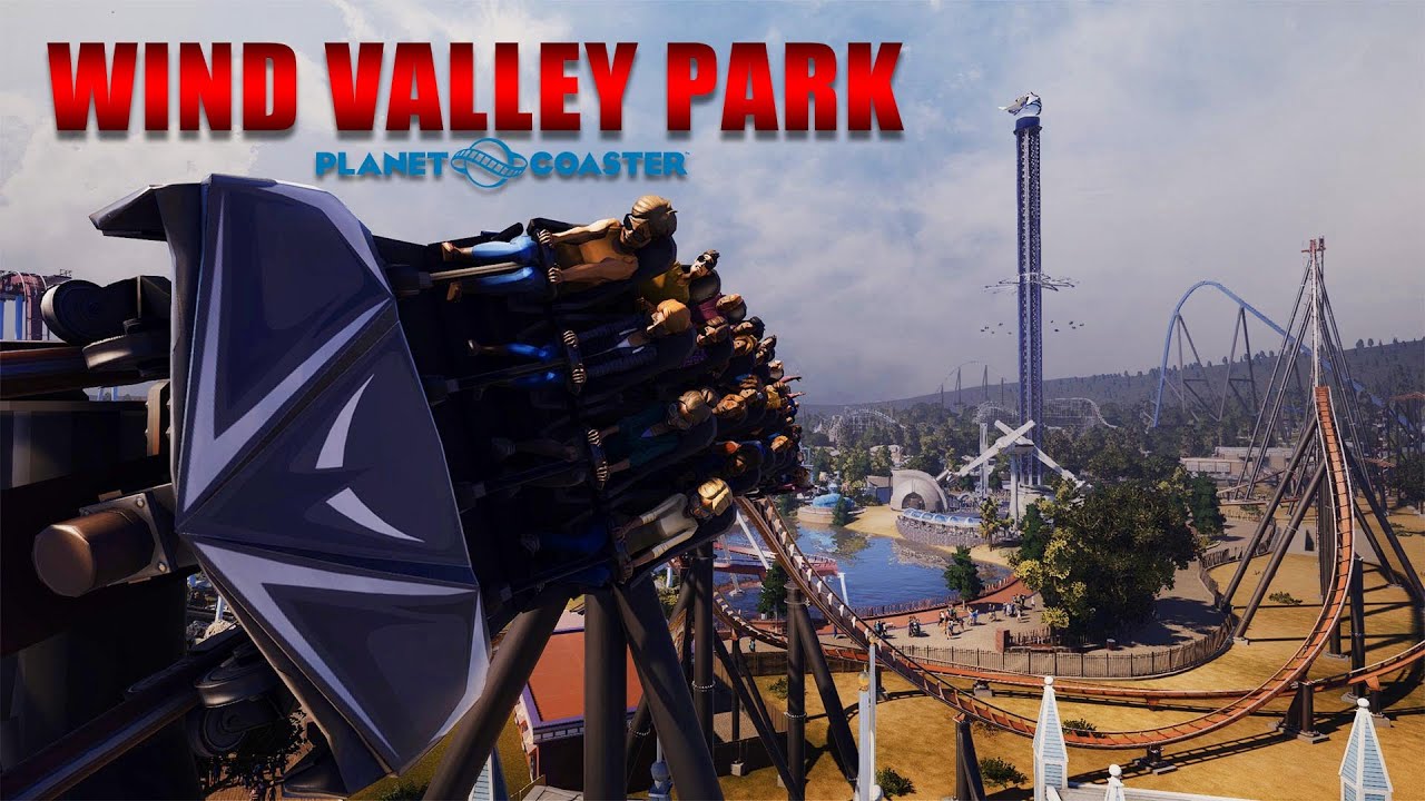 Wind Valley Park | Planet Coaster | ULTRA HD Cinematic + ALL POV's