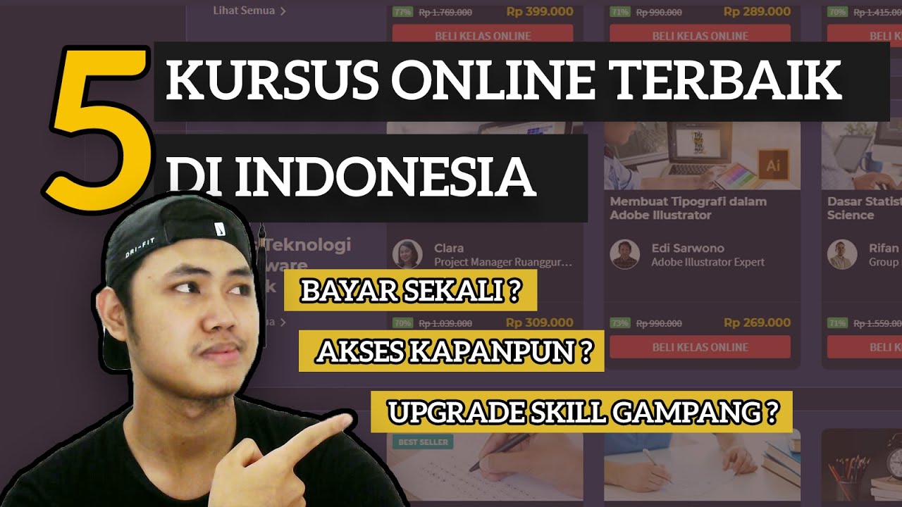 BELAJAR DIRUMAH! 5 KURSUS ONLINE TERBAIK DI INDONESIA 2020