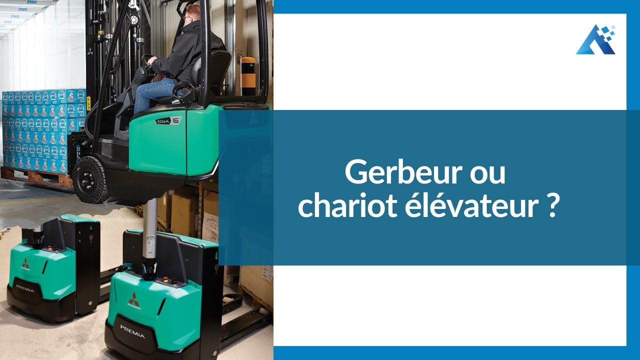 Manutention : Faites le bon choix entre gerbeur et chariot &eacute;l&eacute;vateur