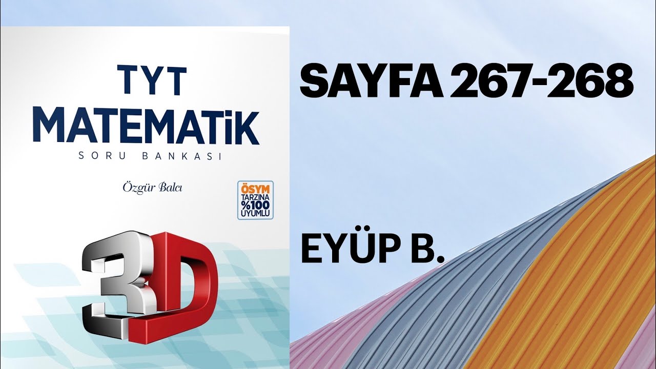 3D TYT MATEMATİK BÖLÜM - 4TEST -7(SAYMA,PERMÜTASYON)