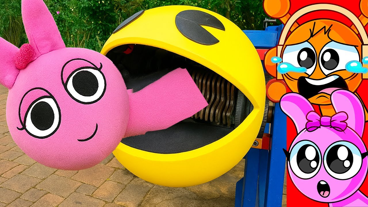 PINKI Vs PACMAN SHREDDER...