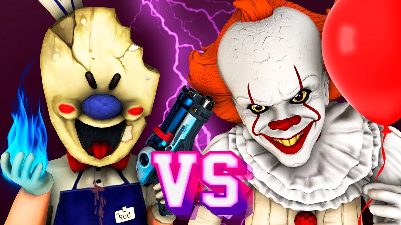 🍦МОРОЖЕНЩИК vs 🤡ПЕННИВАЙЗ - ФИЛЬМ (Все Серии Ice Scream 7 Оно 2 Танцующий Клоун Хоррор 3D Анимация)