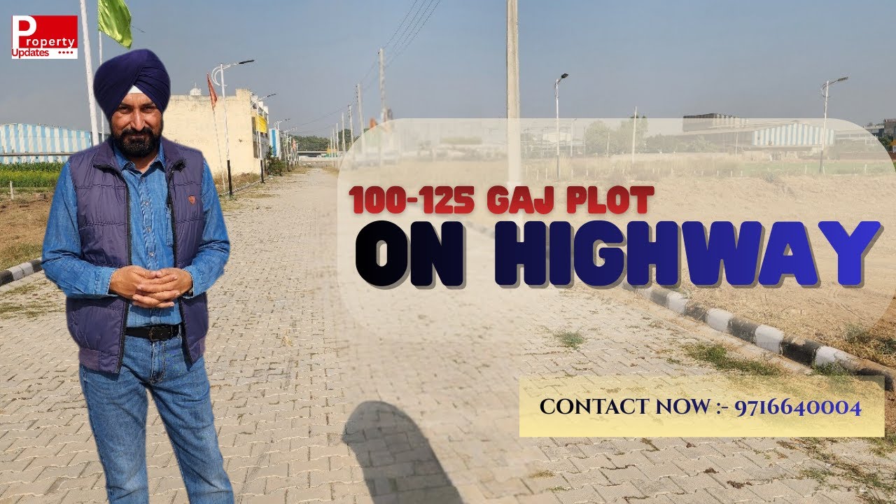 100-125 Gaj Plot Available On Chandigarh- Kurali  Highway !