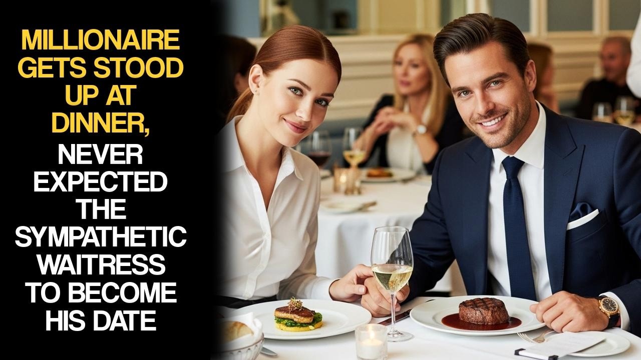 Millionaire Gets Stood Up At Dinner, Never Expected The Sympathetic Waitress To Become His Date