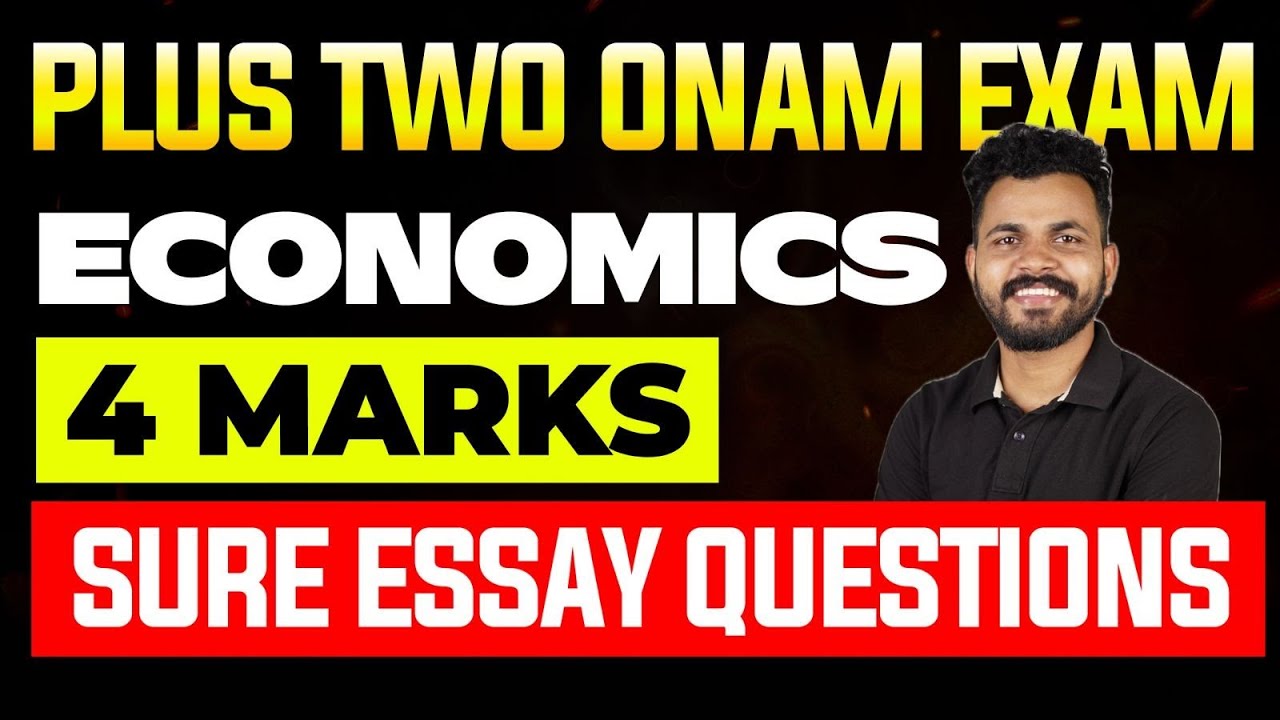 Eduport Plustwo Humanities & Commerce|onam Exam |economics|4 Marks & Sure Essay Questions | Eduport
