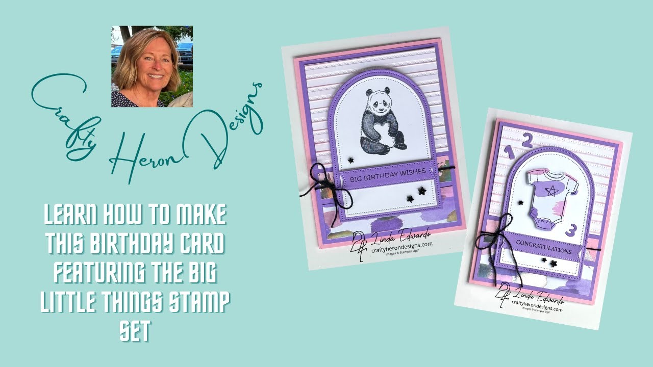 Big Birthday Wishes Card Tutorial | Big Little Things + Splash of Sparkles DSP