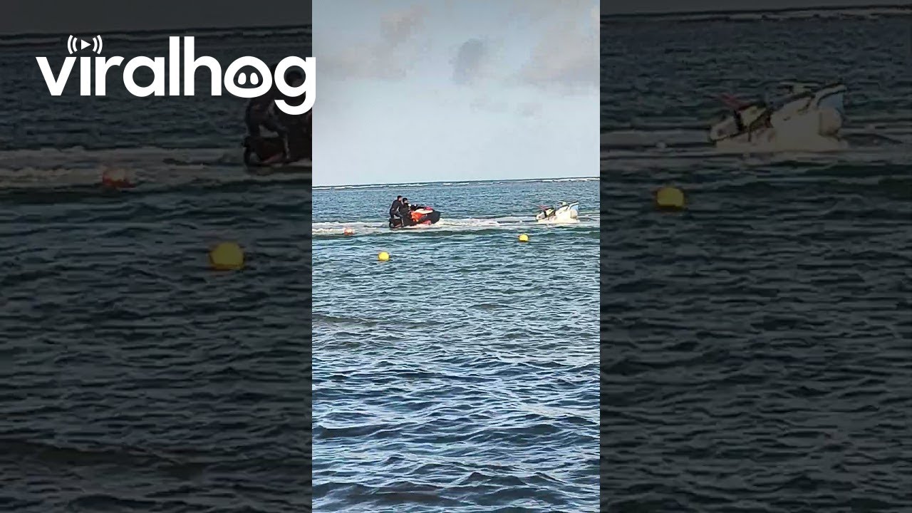 Stopping a Rogue Speed Boat || ViralHog