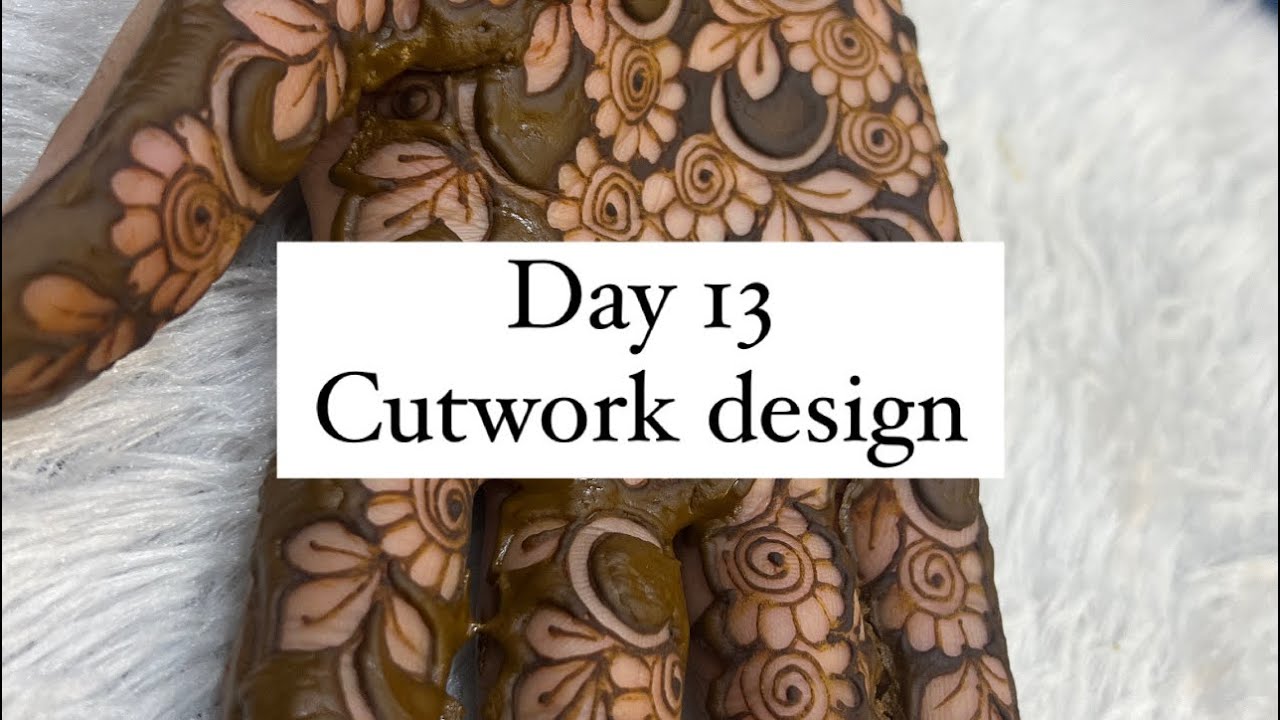 How to creat Cutwork designs #hennadesignsforbeginnersstepbystep ##hennatattoo