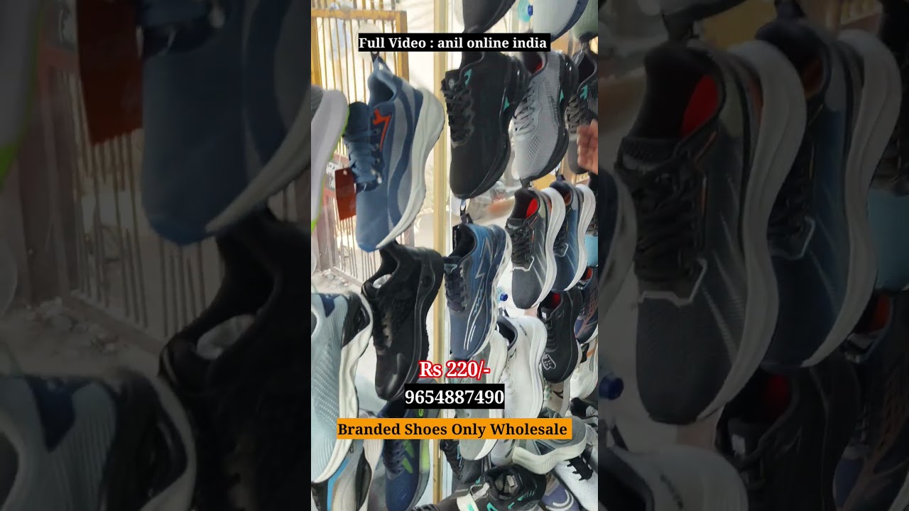 Branded Shoes Wholesale Market Cheapest Price in Delhi Inderlok Footwear Wholesale Market #shorts