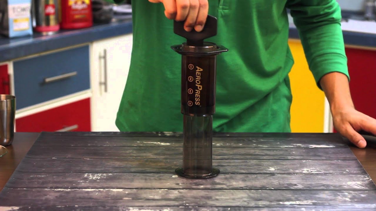 aeropress طريقة القهوة بالايرو برس