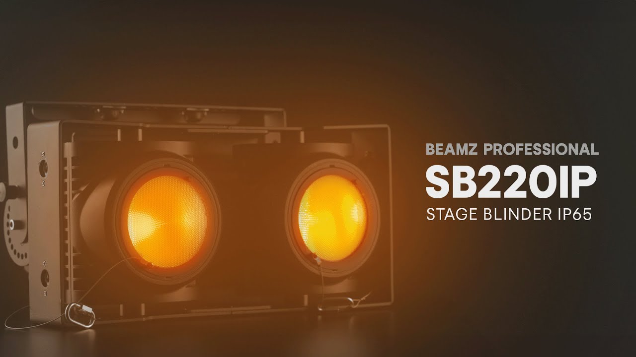 BeamZ Professional SB220IP Stage Blinder IP65 2x 100W WW/Amber