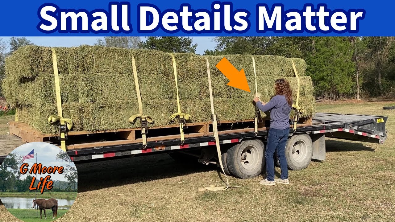 Small Details I Never Skip When Hauling Hay