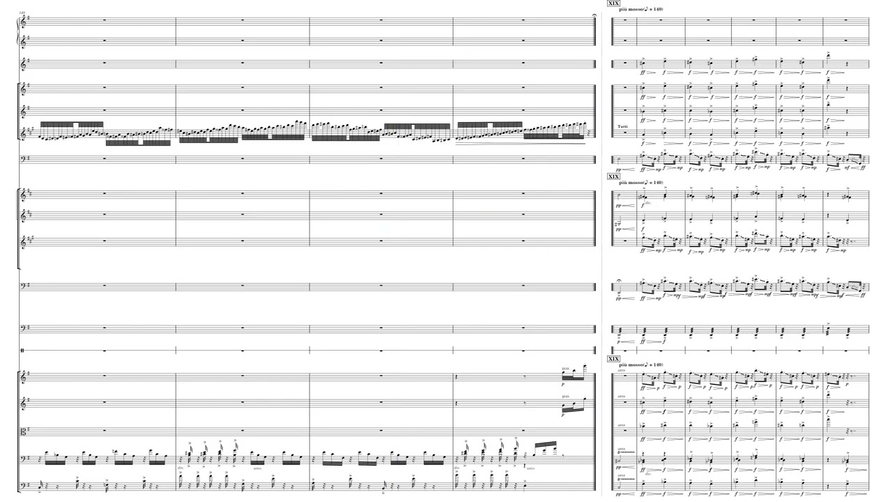 Orchestral arrangement of étude No. 12 Op. 39 “Le Festin d’Ésope