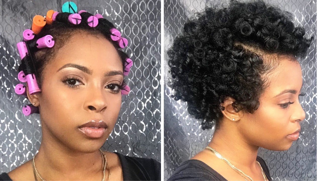 HOW TO: PERM ROD SET ON TWA NATURAL HAIR