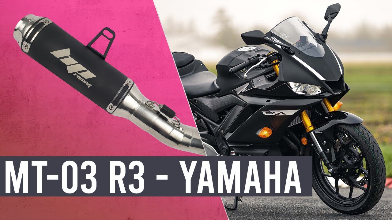 R3 - MT-03 - Yamaha - Escapamento Ponteira HP3 - HP Racing Exhaust