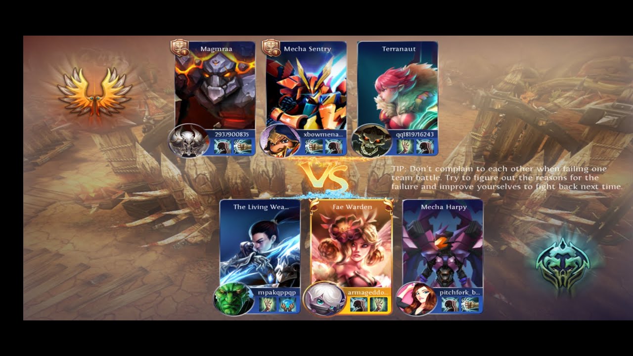 Heroes of Order and Chaos: 3v3 PvP match soloQ vs Chinese team (Elf gameplay #3)