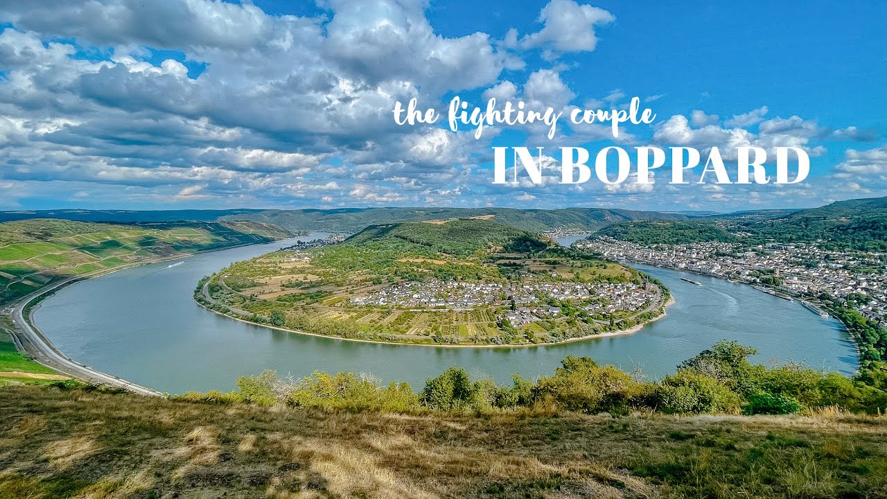 Boppard (Germany) - Old Town and Chair Lift Excursion to Vierseenblick in the Rhine Valley (4K)