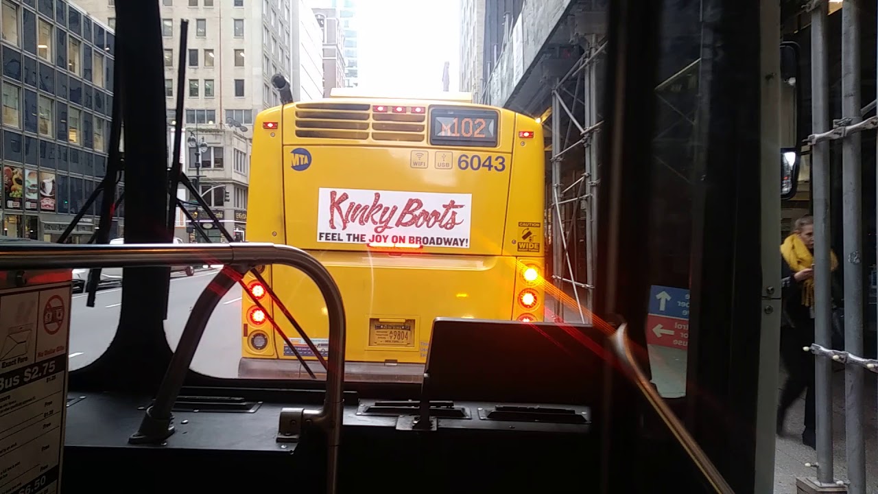 New Flyer D60HF M101 LTD Ride From East 60 Street to Last Stop East 7th street (part 2)