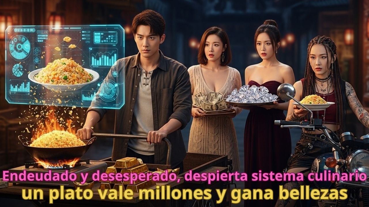 Endeudado y desesperado, despierta sistema culinario: un plato vale millones y gana bellezas
