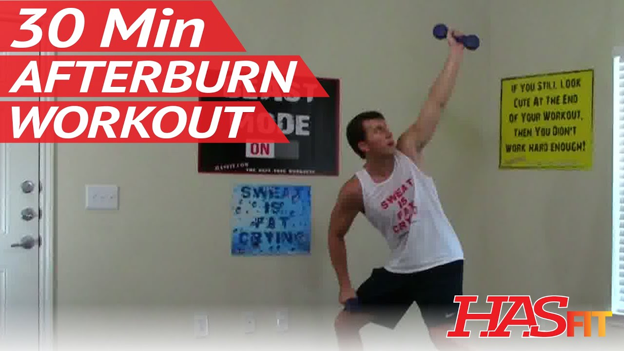 30 Min Afterburn Workout - After Burn Training - Afterburn Effect Exercises - Exercise Workouts