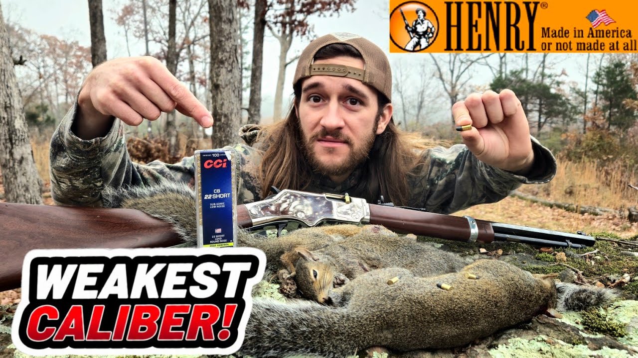 22 CB SHORT SQUIRREL HUNTING!!!