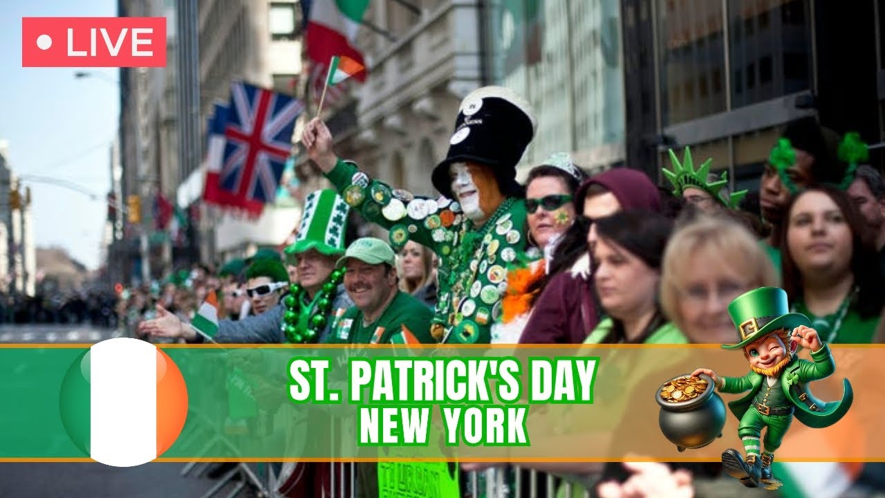 🔴 NYC LIVE | St. Patrick's Day Parade 2026 🇮🇪🍀 Celebration of Irish Culture 