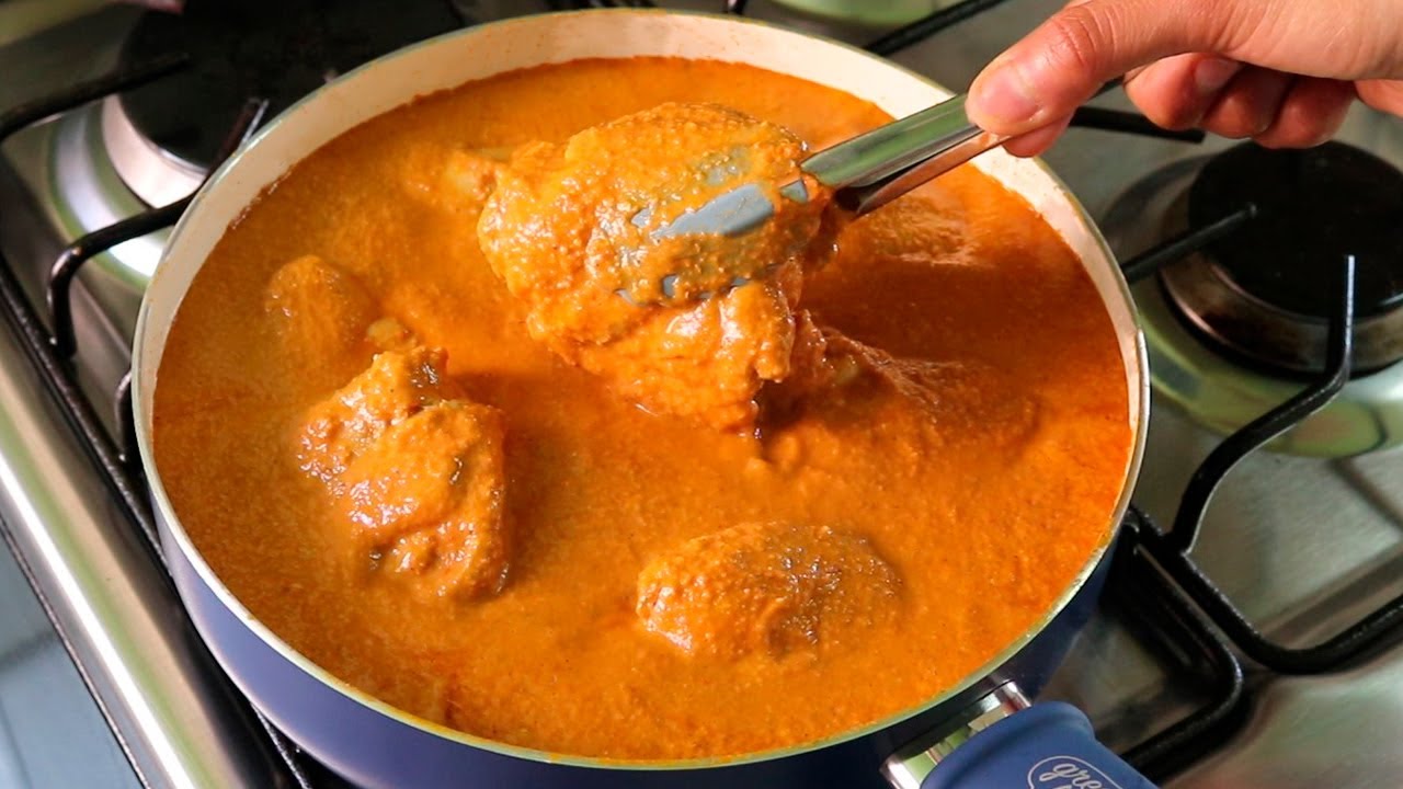 Receta de pollo en salsa de cacahuate ¡Fácil y Deliciosa! 🍗🥜😍