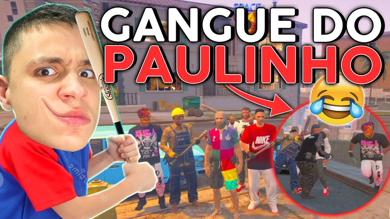 DANDO PAULADA EM TODO MUNDO no GTA RP 😂 (Paulinho o LOKO)