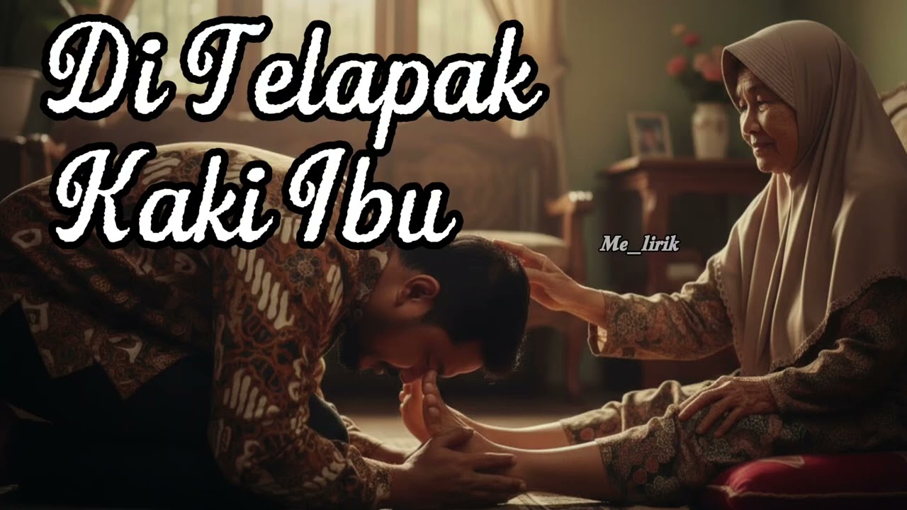 Di Telapak Kaki Ibu🎼#liriklagu
