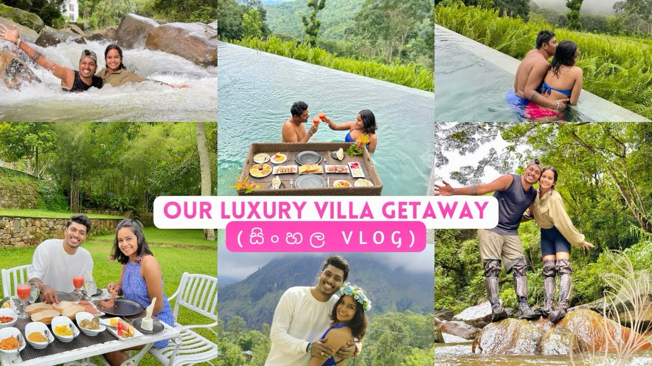 Our Luxury Villa Getaway😍❤️🇱🇰|@LeMaasTotaVilla✨(සිංහල vlog) #eshiandhella #couplechannel