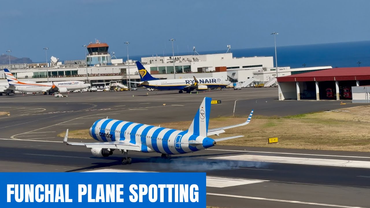Plane spotting in the world'est dangerous airport [MADEIRA FNC]