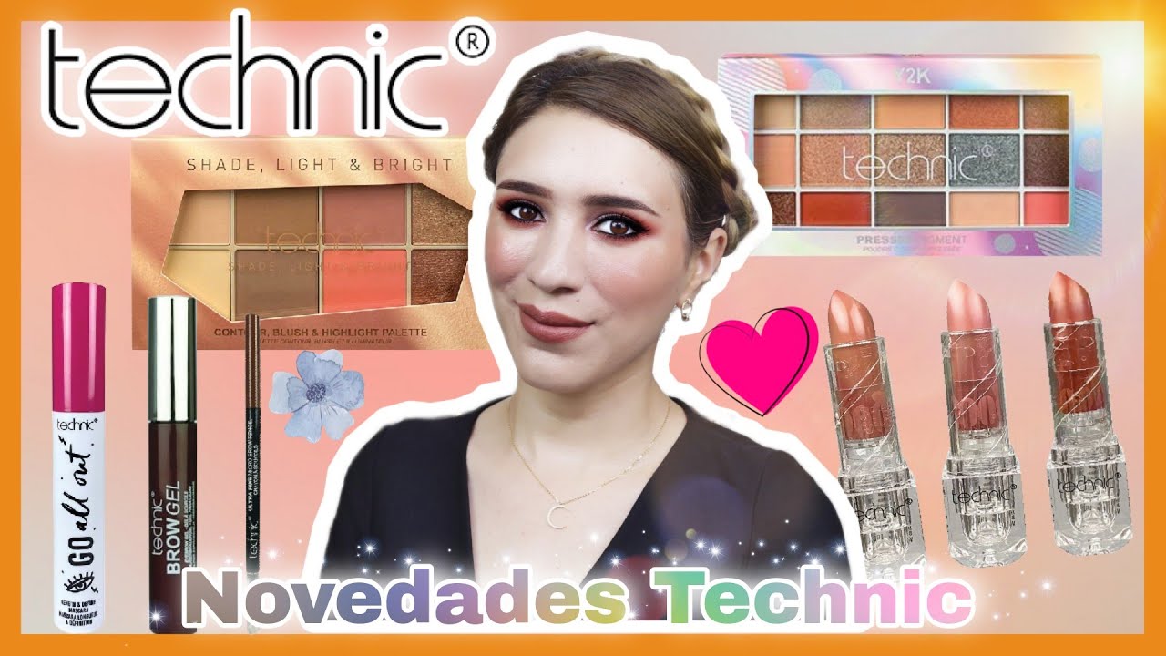 💥PROBANDO NOVEDADES DE TECHNIC Y MAS COSAS DE LA MARCA! Nueva paleta de sombras Y2K 😍 #novedades