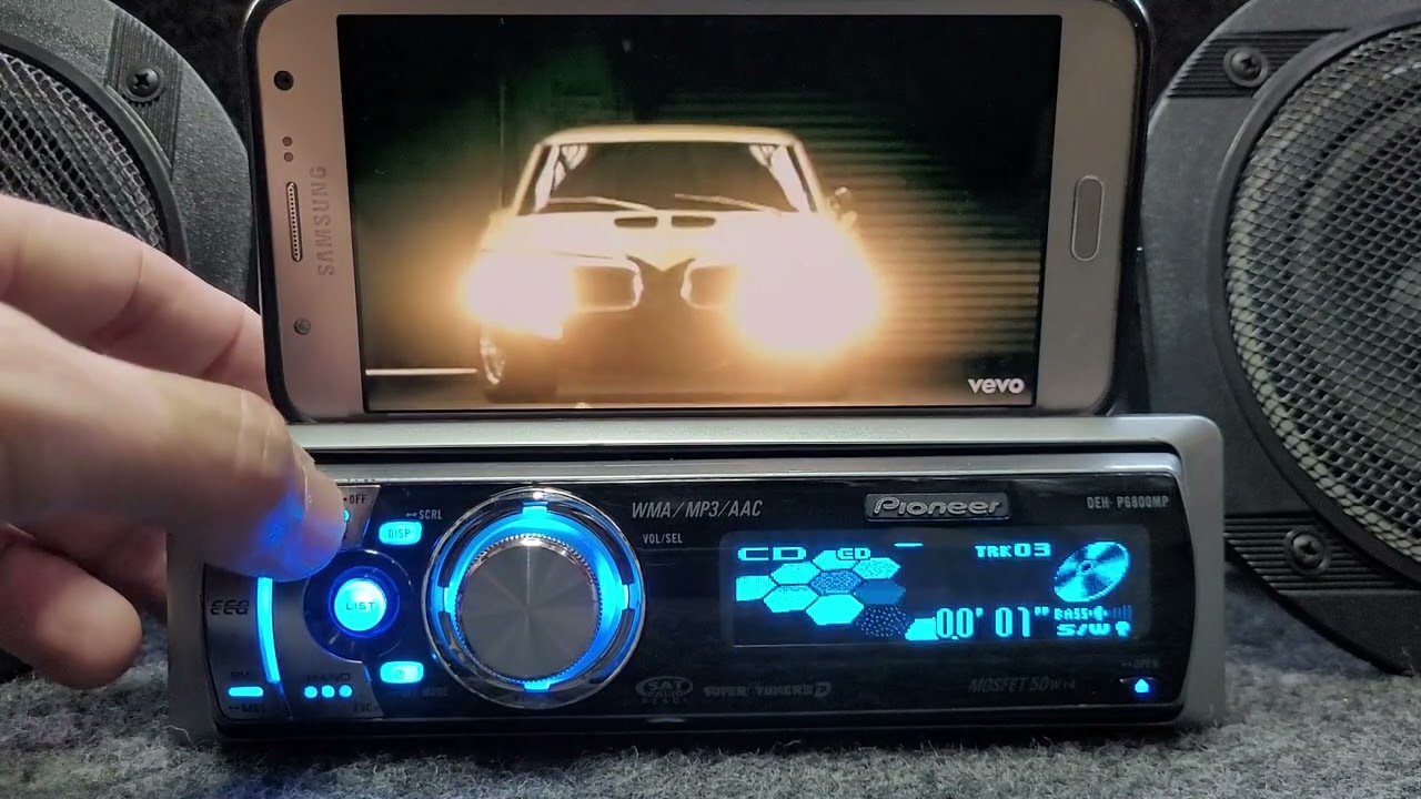 Pioneer Deh-p6800mp com Bluetooth Pelo Auxiliar 0722