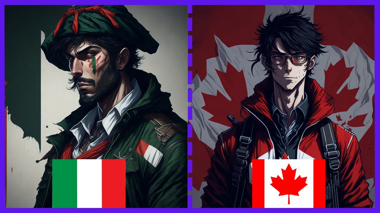 Ai Draw Anime Character for each country
