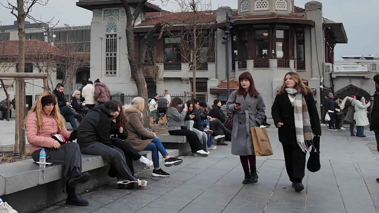 Beşiktaş 4K Walk | Square, Bazaar and Ferry