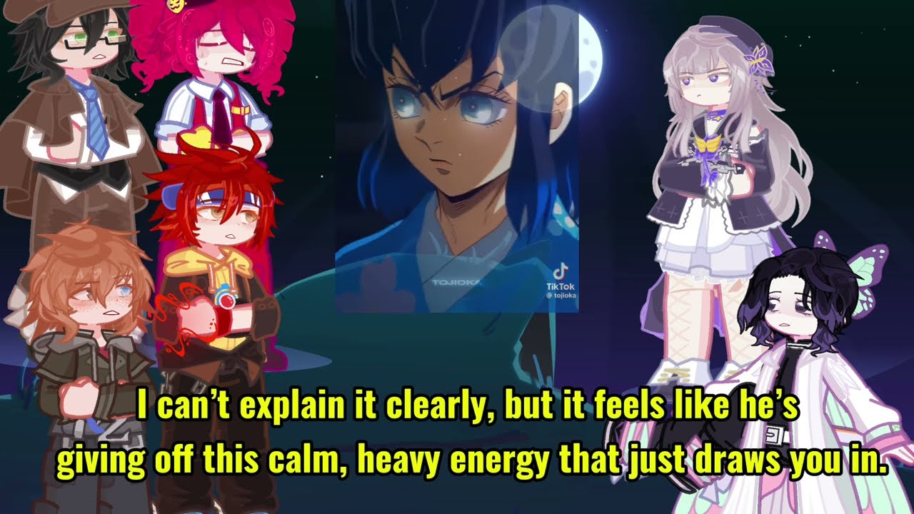 Fandoms react to inosuke | Giyuu | Demon slayer | Gacha Life 2