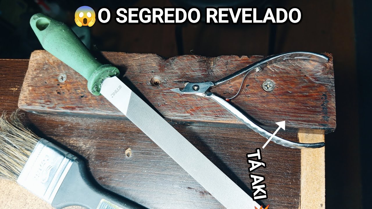 😱O SEGREDO PARA UMA AFIAÇÃO DE ALICATE PERFEITA 😎💥⁉️