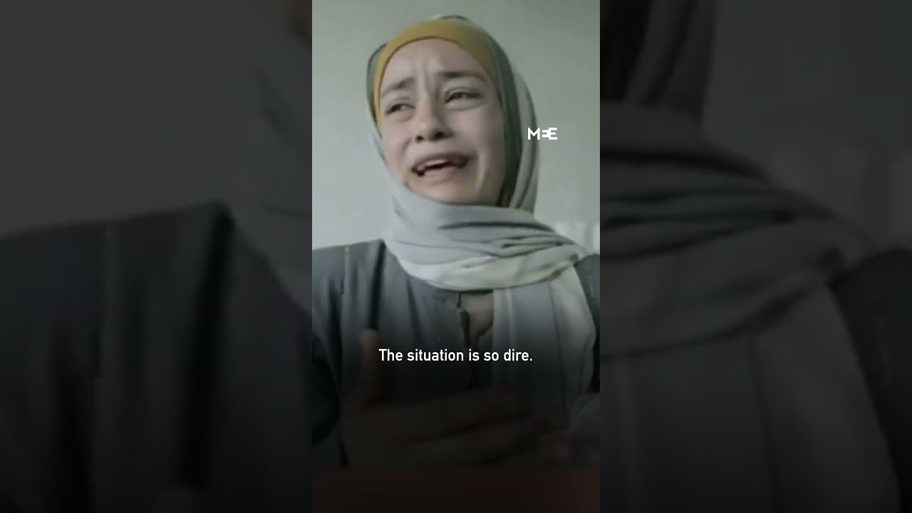 Displaced Gaza mother's desperate plea amidst famine