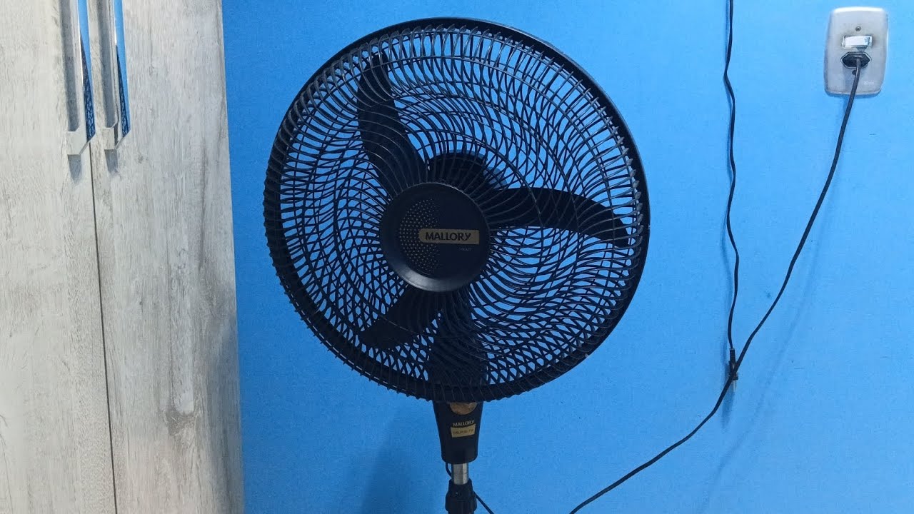 Novo membro da coleção! Ventilador de coluna (mesa) mallory delfos(turbo compact) 42w