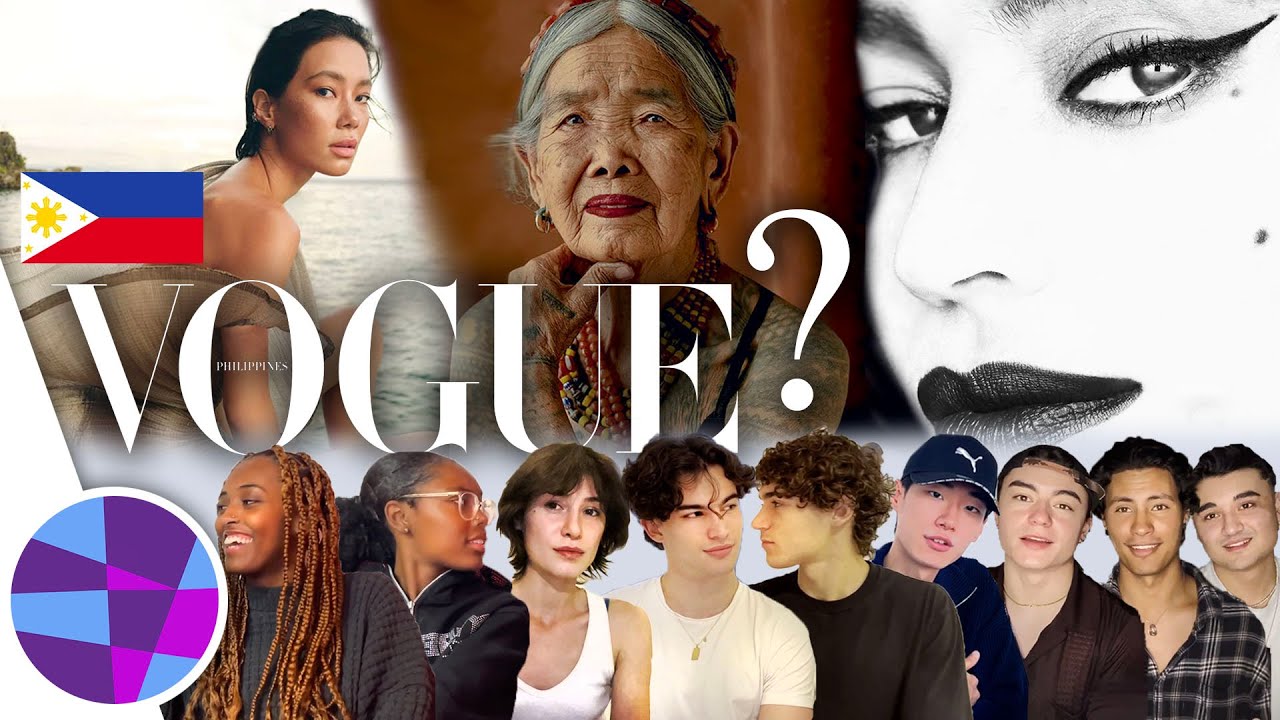 Реакция моделей на обложки Vogue Philippines 🇵🇭 Самая старая в мире модель Vogue — филиппинка? | ...