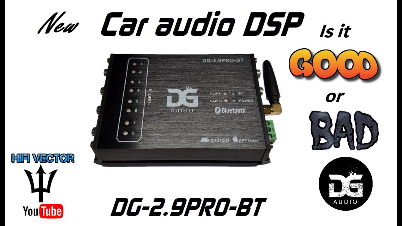 Обзор цифрового сигнального процессора DG Audio DSP DG-2.9PRO-BT для автомобильной аудиосистемы
