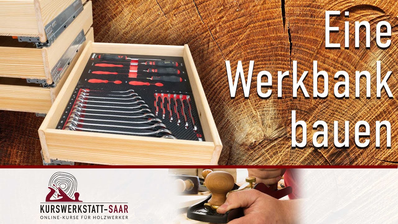 Eine Werkbank für's Leben -  Teil 3 - Schöne Schubladen bauen