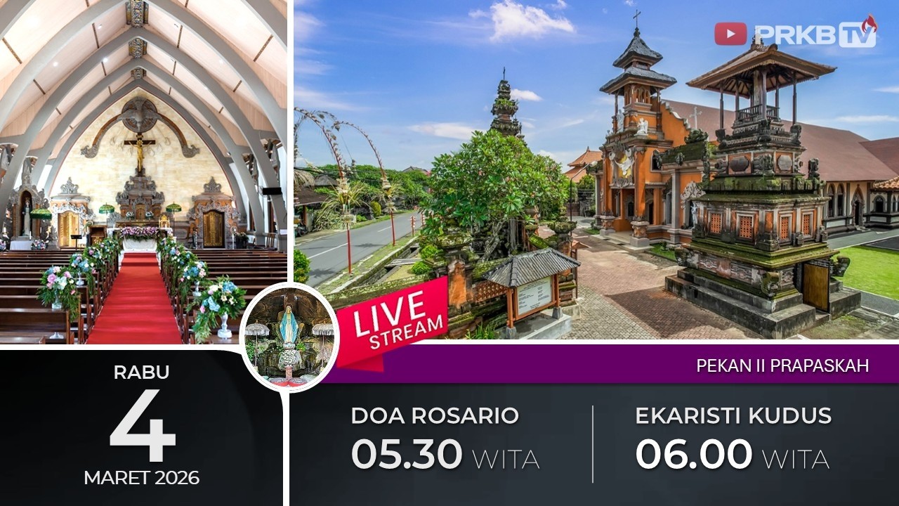 LIVE DOA ROSARIO & EKARISTI KUDUS,  4/3/26 05.30 WITA