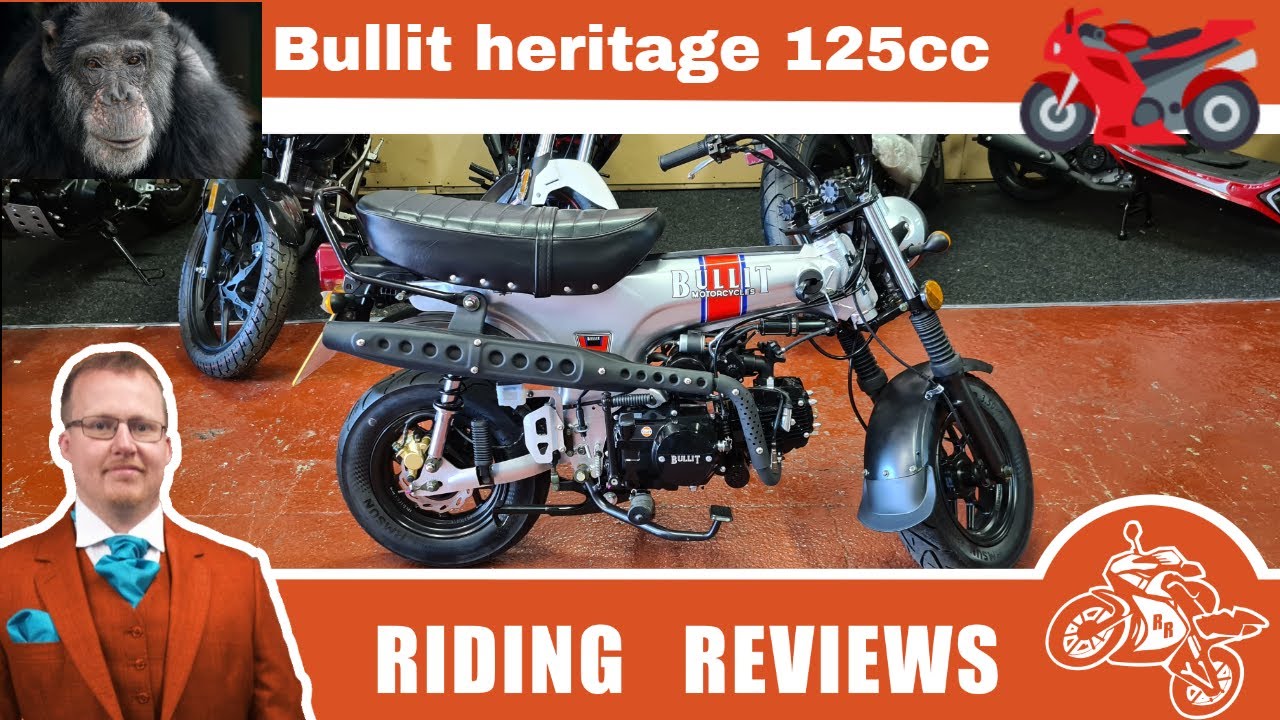 Bullit heritage 125cc monkey bike ride and review
