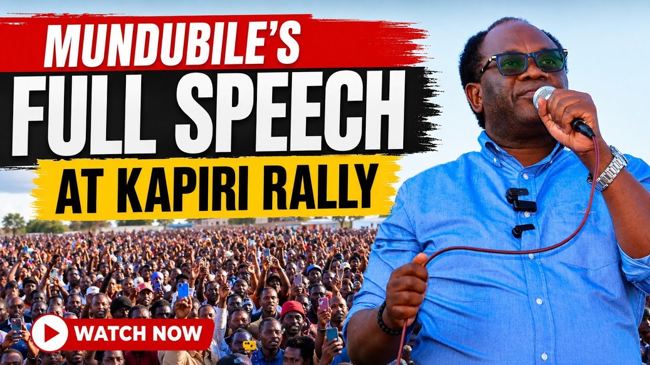 Brian Mundubile's Most Powerful Speech Ever in Kapiri Mposhi! | BM8 | Full Address