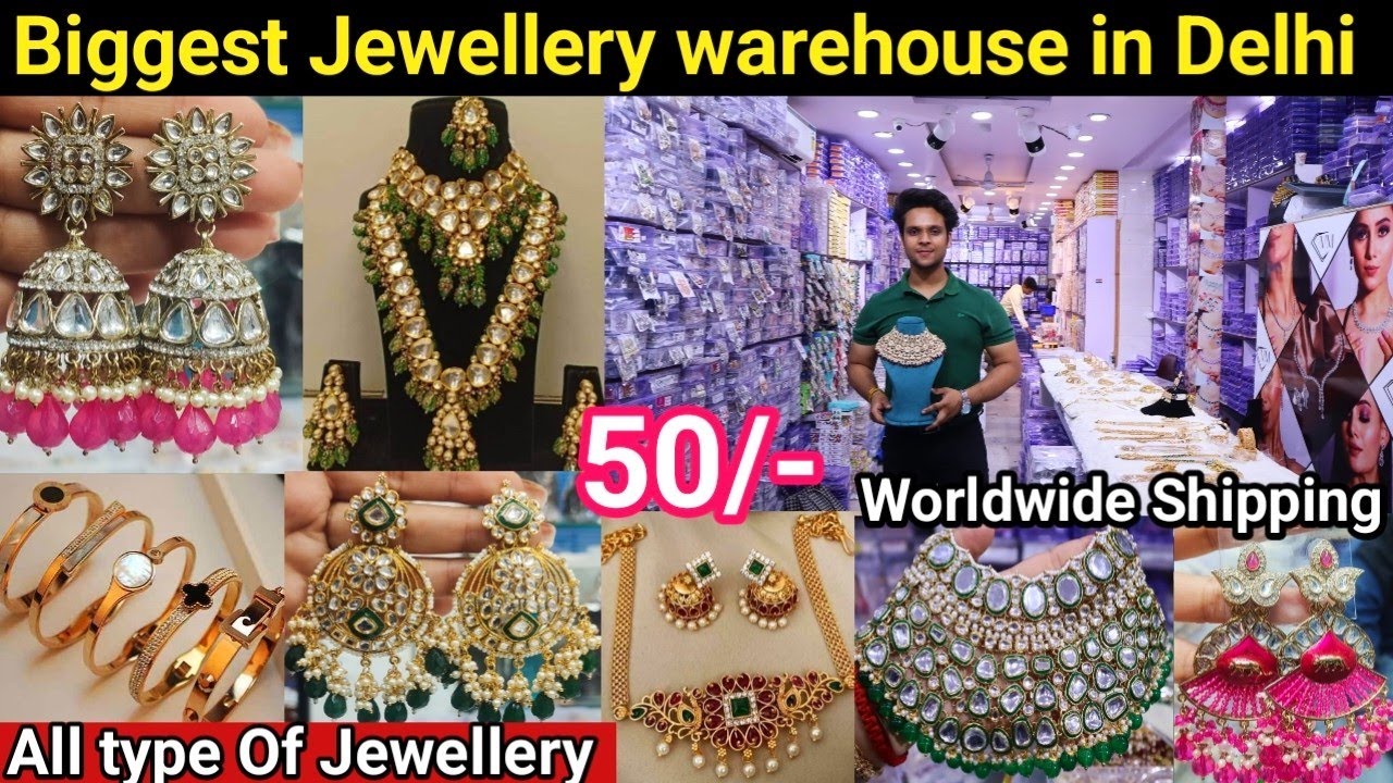 Biggest Jewellery Warehouse in India 2024 | Latest AD, Kundan & Polki Bridal Jewellery Supplier