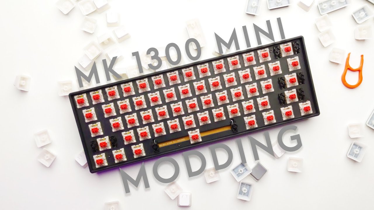 Ant Esports mk 1200 mini Keyboard Foam And Tape Mod, Custom Keyboard Modification
