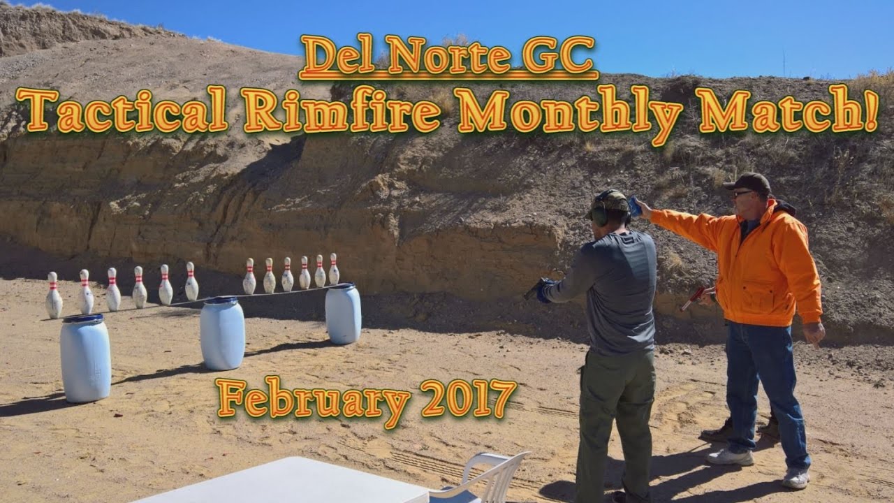 Shooting Fun - DNGC Tactical Rimfire Monthly Match: February 2017 (1080p)