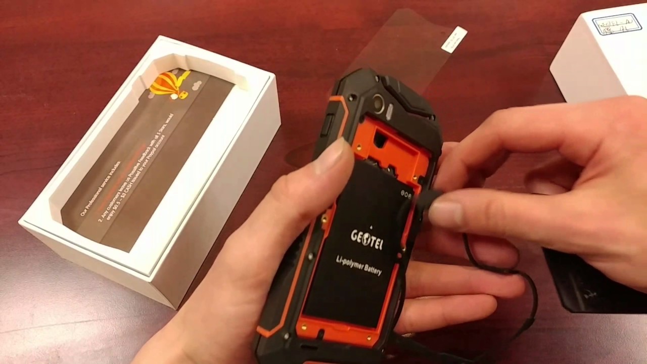 Geotel A1 (indestructible phone) unboxing!
